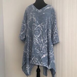 Italian Linen Handkerchief Hem Contemporary Dress